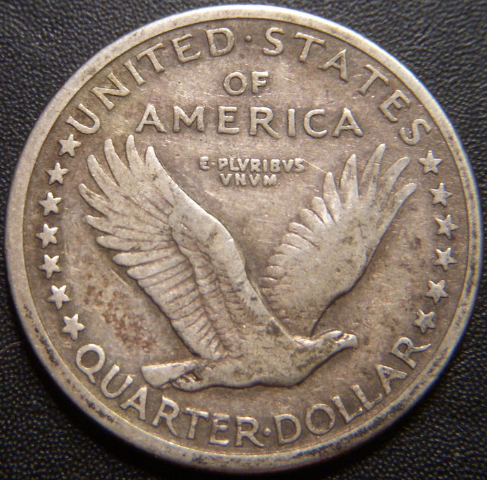 1917-S T1 Standing Quarter - Very Fine