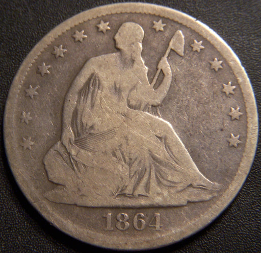 1864-S Seated Half Dollar - Good