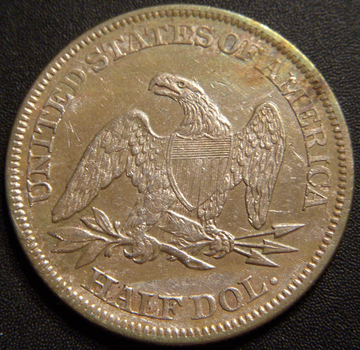 1865 Seated Half Dollar - Extra Fine