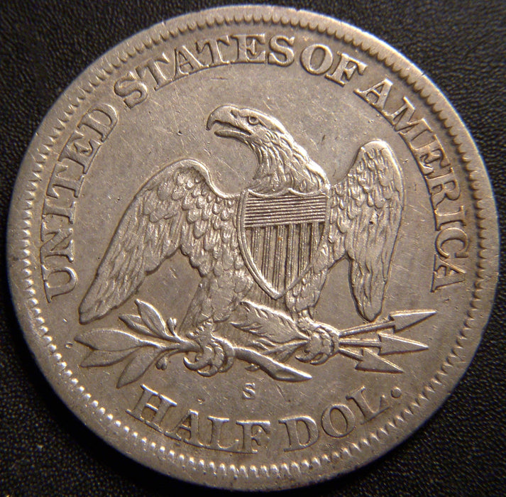 1865-S Seated Half Dollar - Extra Fine