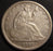 1866-S Seated Half Dollar - With Motto Very Fine