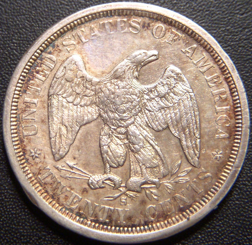 1875-S Twenty Cent - AU+