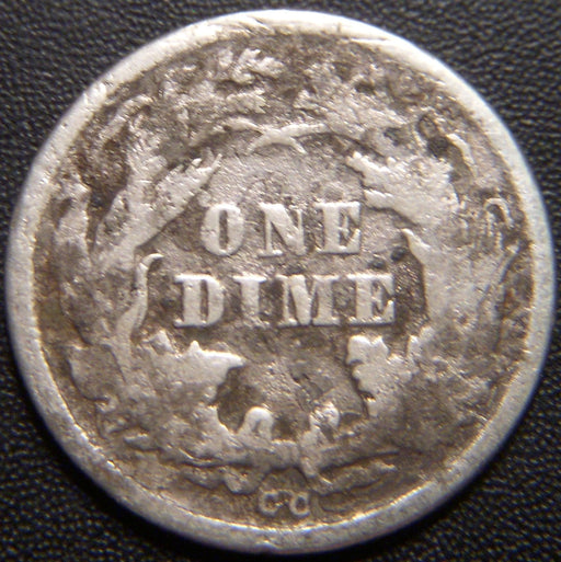 1876-CC Seated Dime - Good