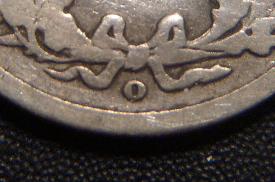 1905-O Barber Dime - Micro "o" Good
