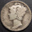 1921 Mercury Dime - Good