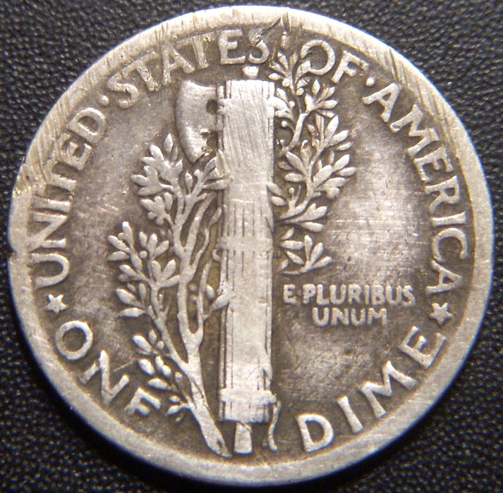 1921 Mercury Dime - Very Good Details