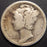 1921 Mercury Dime - Good