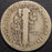 1921 Mercury Dime - Good