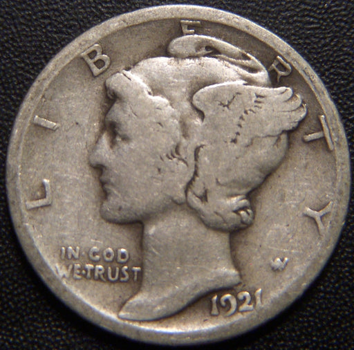 1921-D Mercury Dime - Good