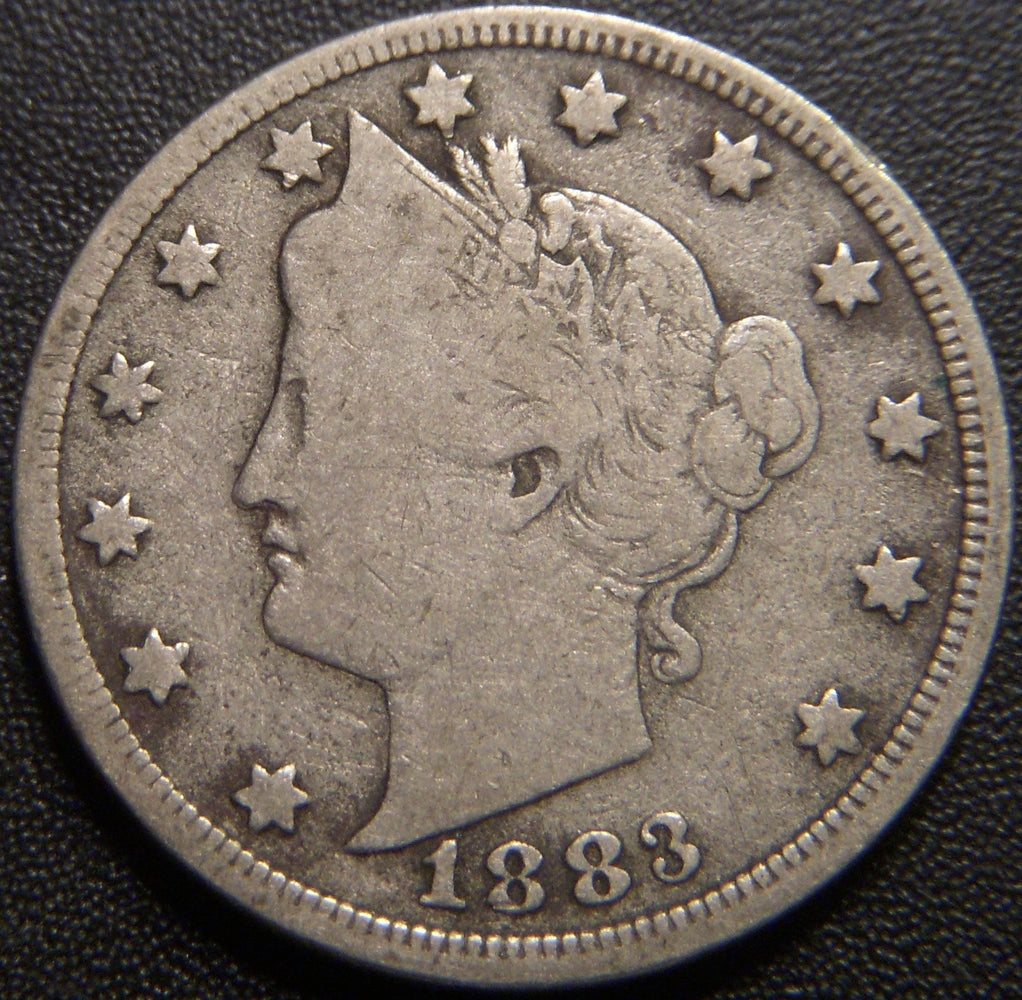 1883 Liberty Nickel - With CENT Very Good