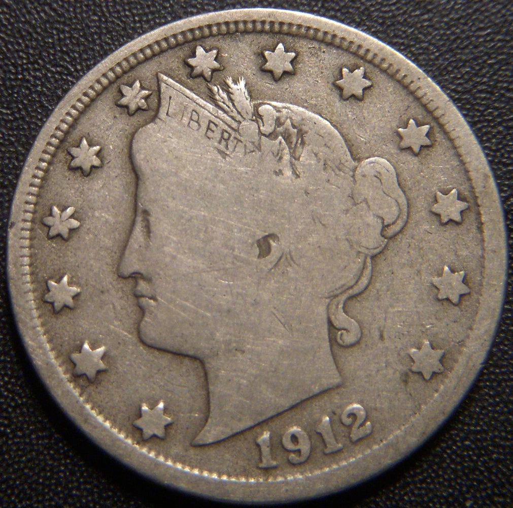 1912-S Liberty Nickel - Fine