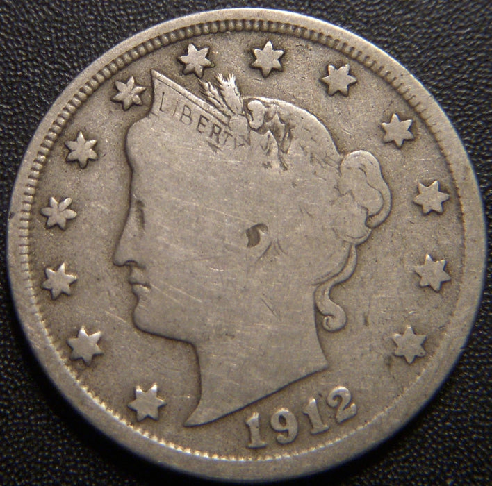 1912-S Liberty Nickel - Fine