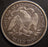 1873 Seated Half Dollar - No Arrow Closed 3 Very Good