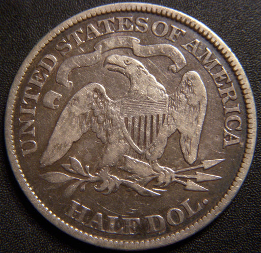 1873 Seated Half Dollar - No Arrow Closed 3 Very Good