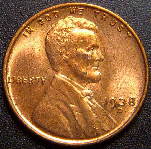 1938-D Lincoln Cent - Uncirculated