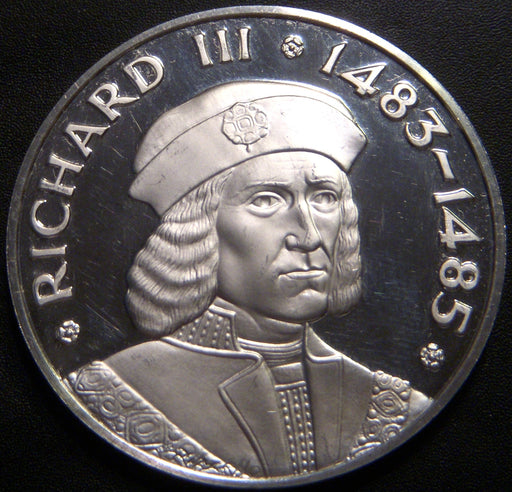 Kings & Queens of England Richard III Sterling Silver Medal