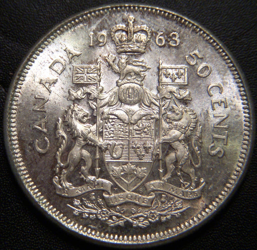1963 Canadian Half Dollar - AU