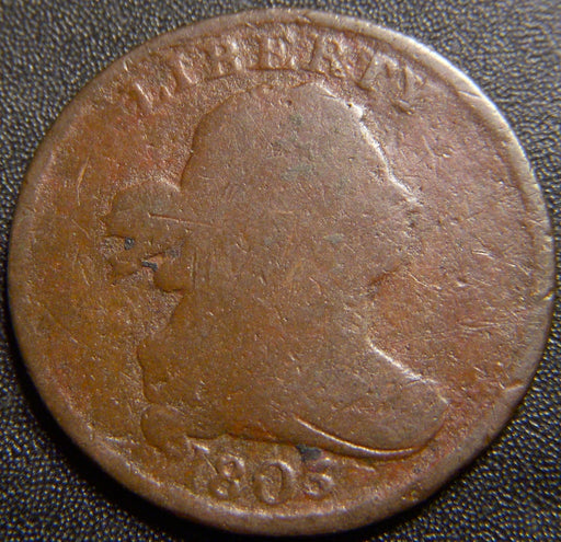 1805 Half Cent - S5WS Good