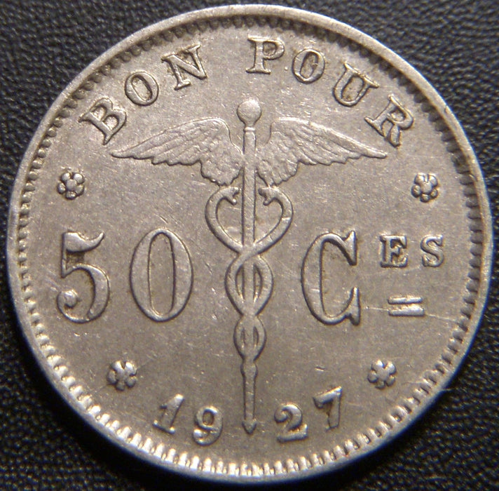 1927 50 Centimes - Belgium