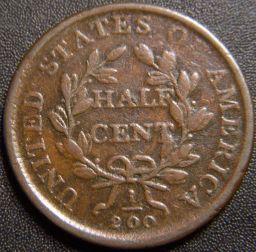 1808 Half Cent - Fine