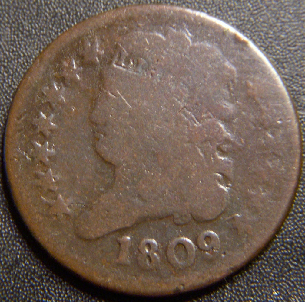 1809 Half Cent - Good