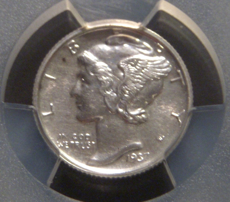 1937 Mercury Dime - PCGS PR63