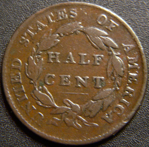 1826 Half Cent - Fine