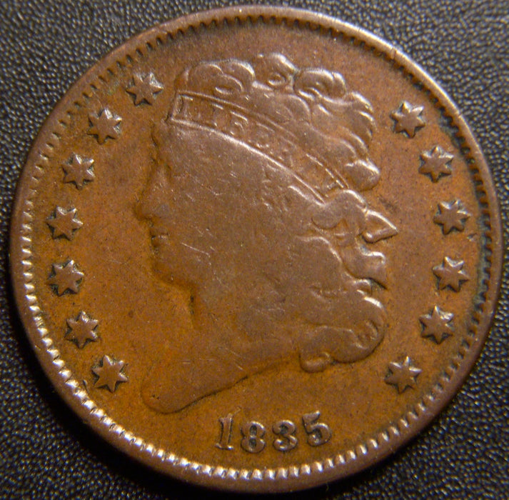 1835 Half Cent - Very Good