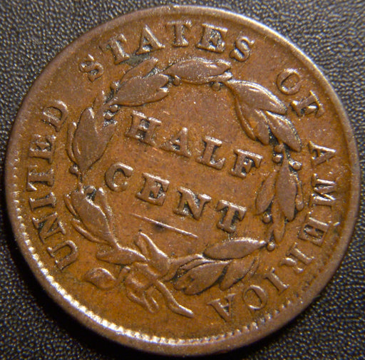 1835 Half Cent - Very Good