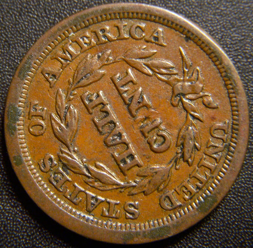 1849 Half Cent - Extra Fine Details