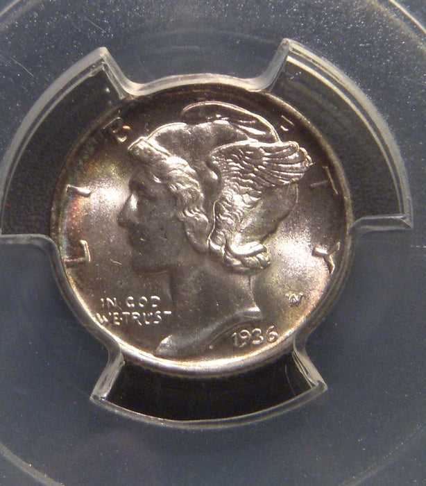 1936 Mercury Dime - PCGS MS65FB