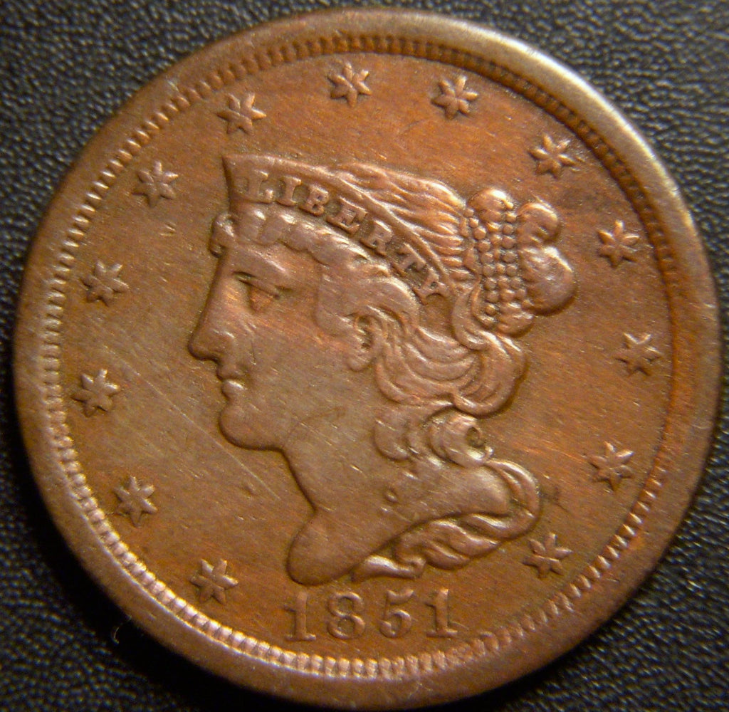 1851 Half Cent - Very Fine