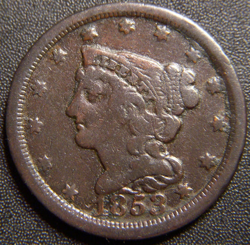 1853 Half Cent - Fine