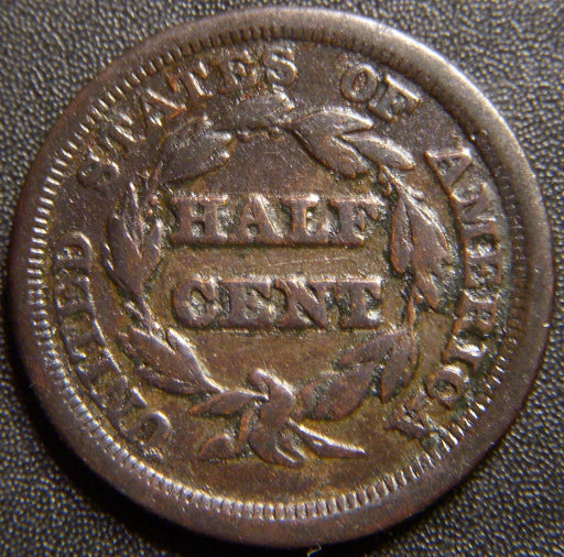 1853 Half Cent - Fine