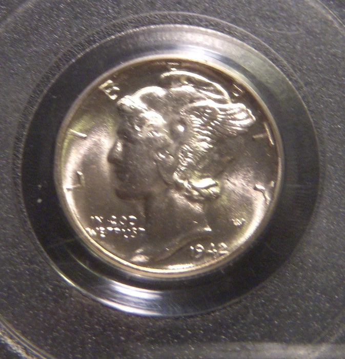 1942-D Mercury Dime - PCGS MS65FB