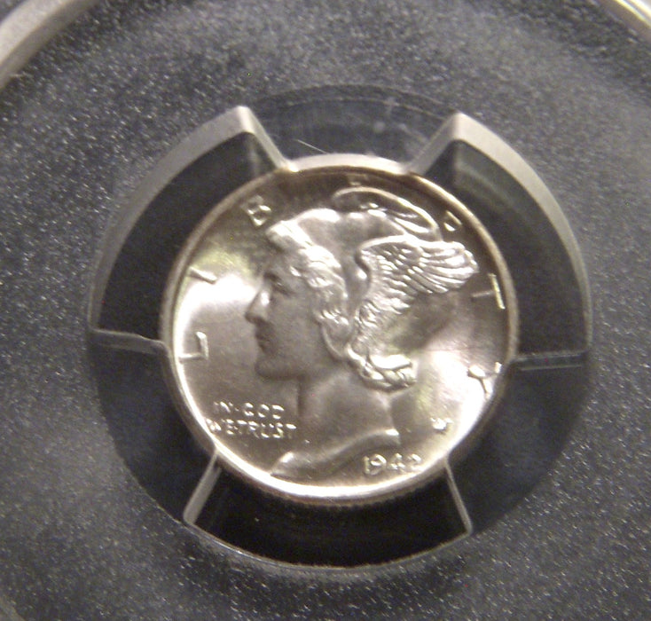 1942-S Mercury Dime - PCGS MS65FB