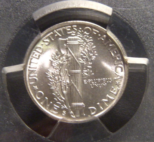 1942-S Mercury Dime - PCGS MS65FB