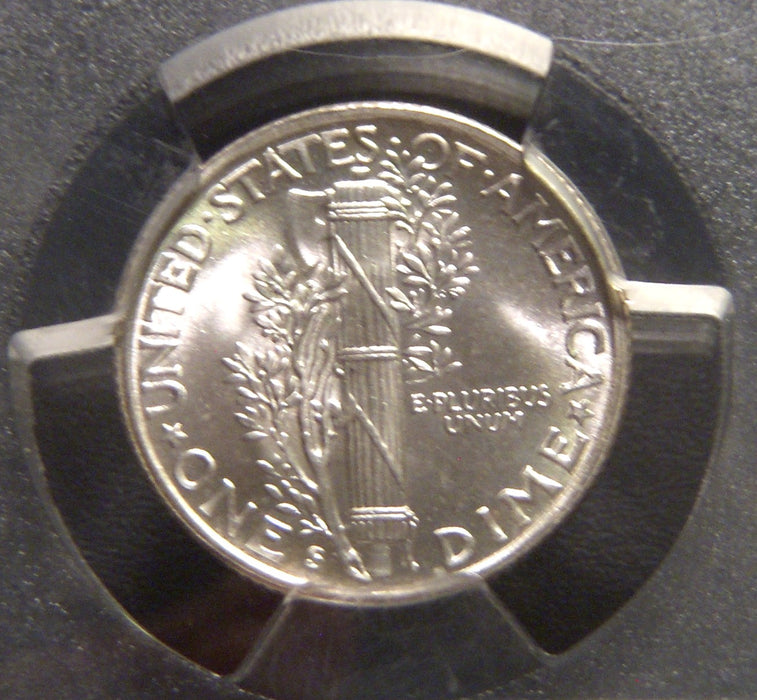 1942-S Mercury Dime - PCGS MS65FB