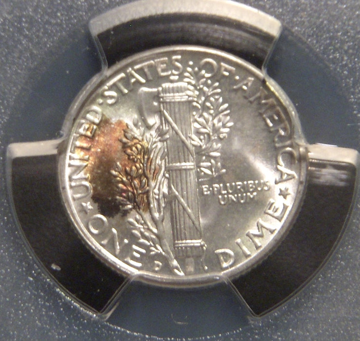 1943-D Mercury Dime - PCGS MS65FB