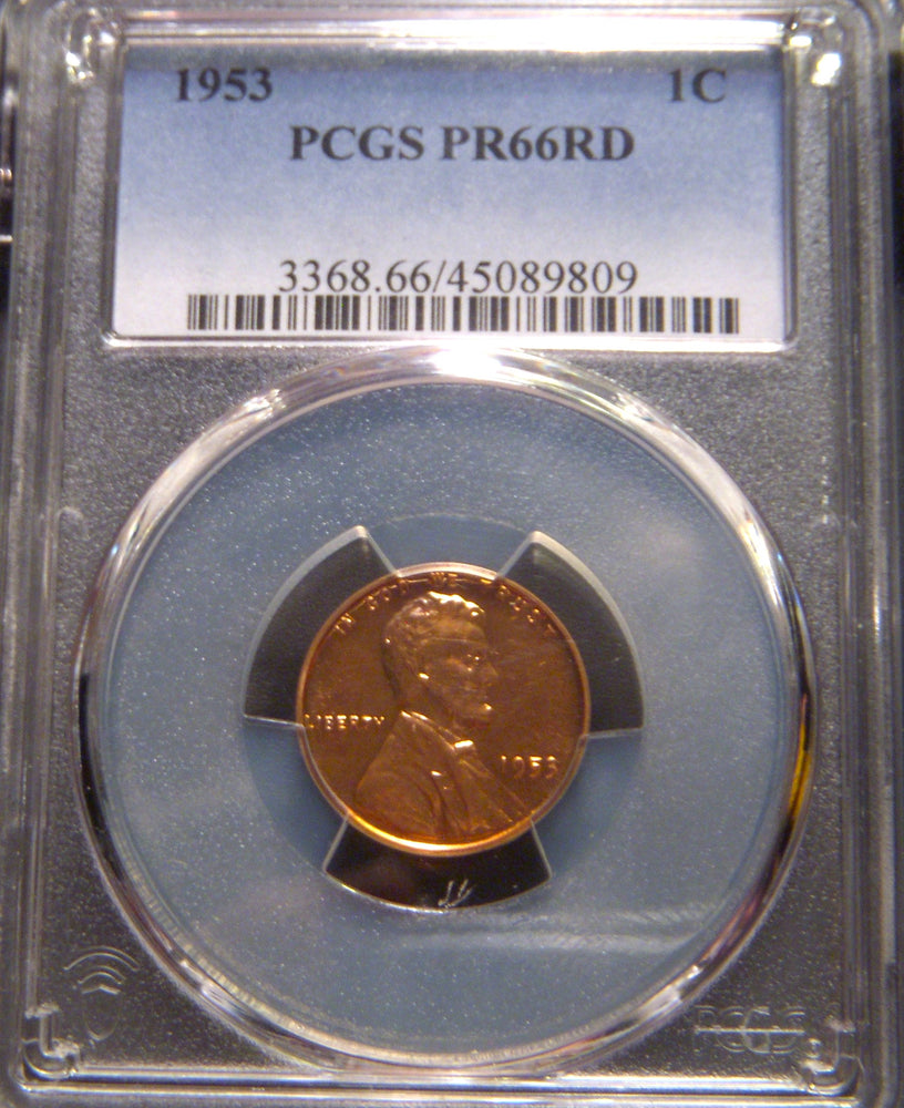 1953 Lincoln Cent - PCGS PR66RD