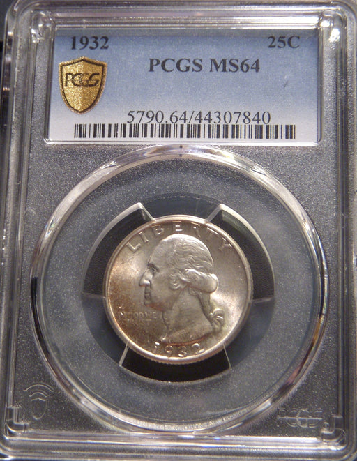 1932 Washington Quarter - PCGS MS64
