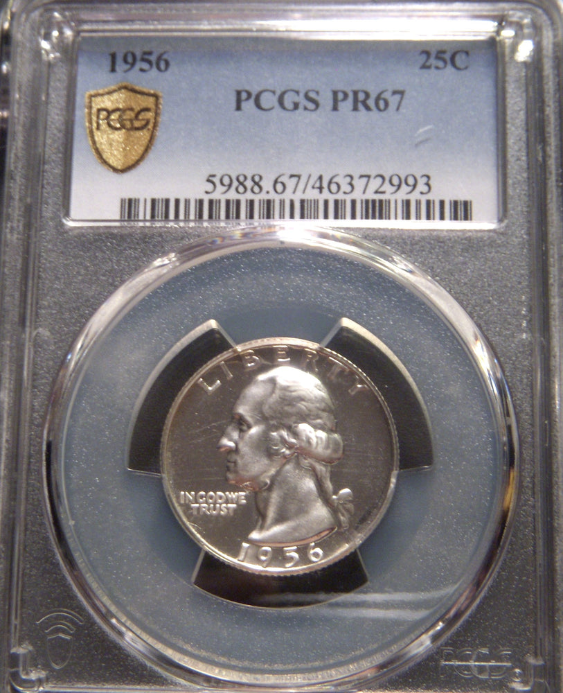 1956 Washington Quarter - PCGS PR67