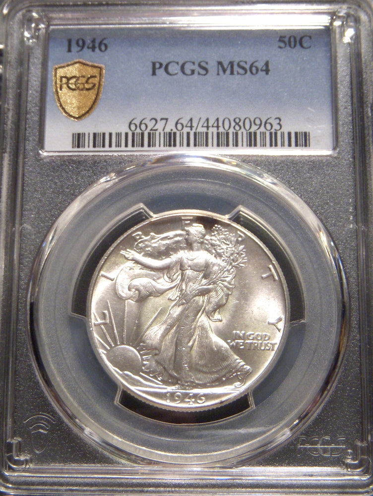 1946 Walking Half Dollar - PCGS MS64