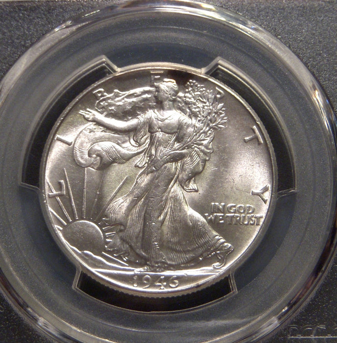 1946 Walking Half Dollar - PCGS MS64