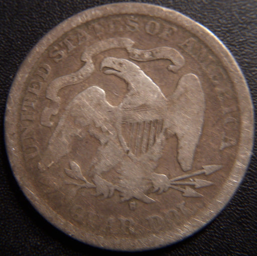 1876-S Seated Quarter - Very Good