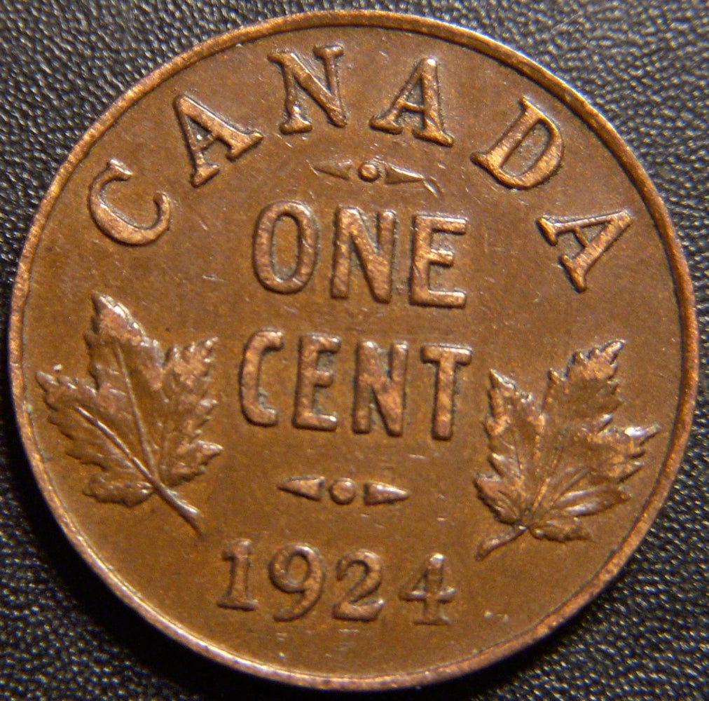 1924 Canadian Cent - Extra Fine