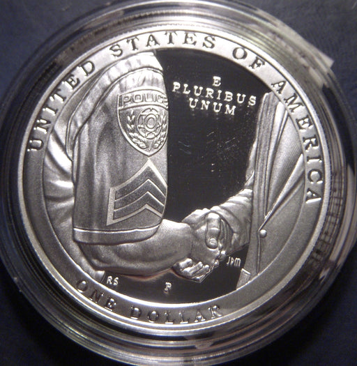 2021-P Law Enforcement Proof Silver Dollar