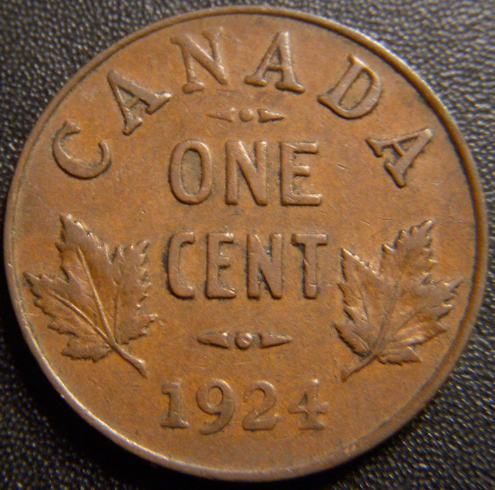 1924 Canadian Cent - Extra Fine