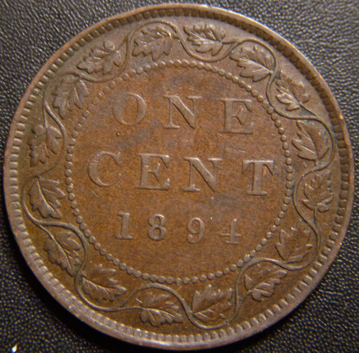 1894 Canadian Large Cent - Fine