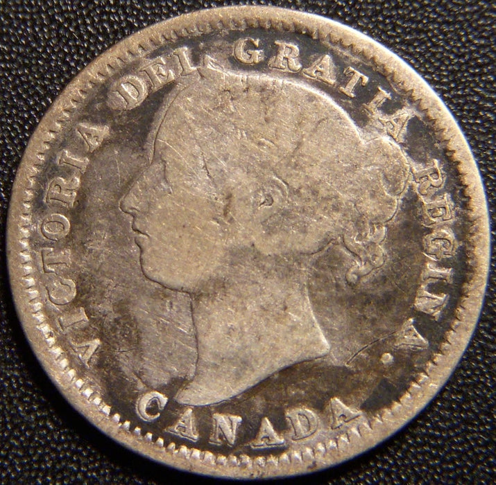 1891 Canadian Dime - Good